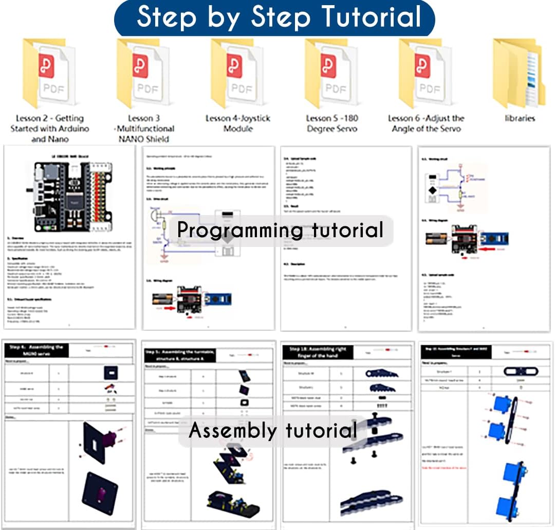 Robot Arm for Arduino, Smart Robot Building Kit That can Memorize and Repeat Movements for Beginners/Teens/Adults to Learn Electronic, Programming, Math and Science - Image 2