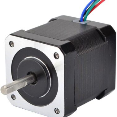 STEPPERONLINE Nema 17 Stepper Motor Bipolar 2A 59Ncm(84oz.in) 48mm Body 4-Lead W/ 1m Cable and Connector Compatible with 3D Printer/CNC
